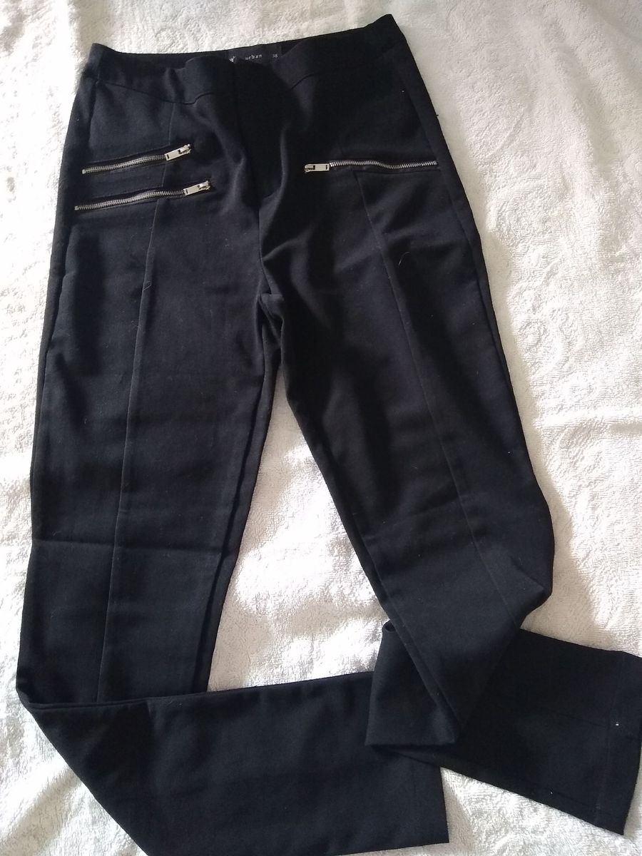 calça social feminina preta riachuelo