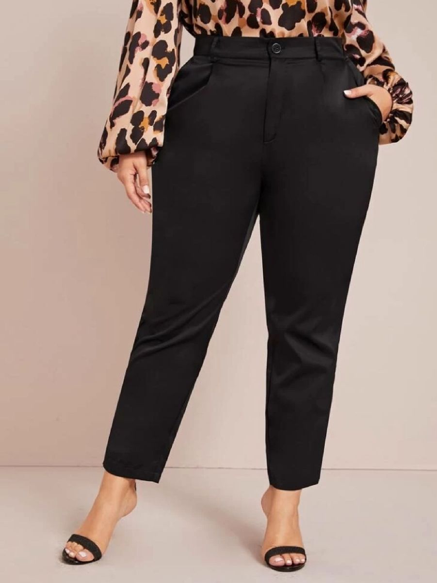 calça social feminina plus size