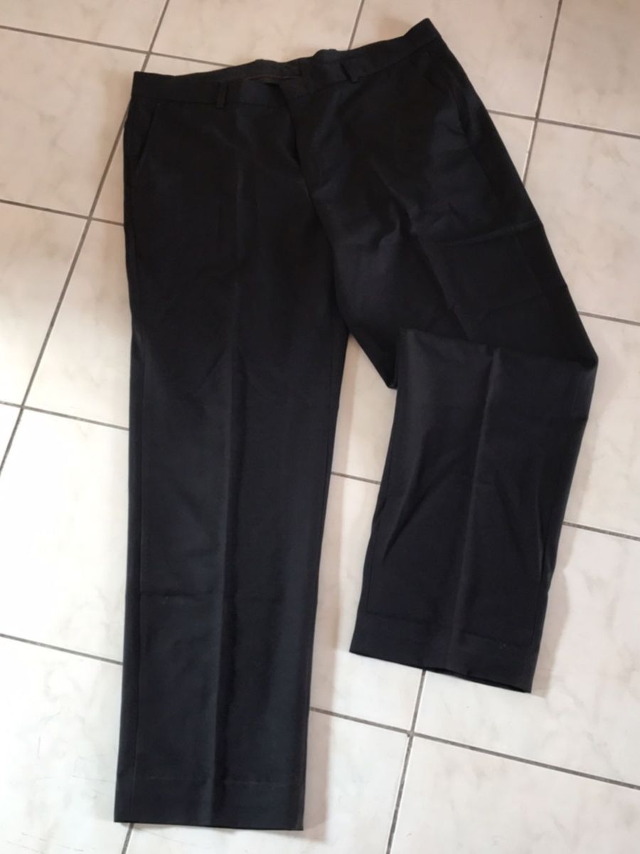 calça social preta masculina