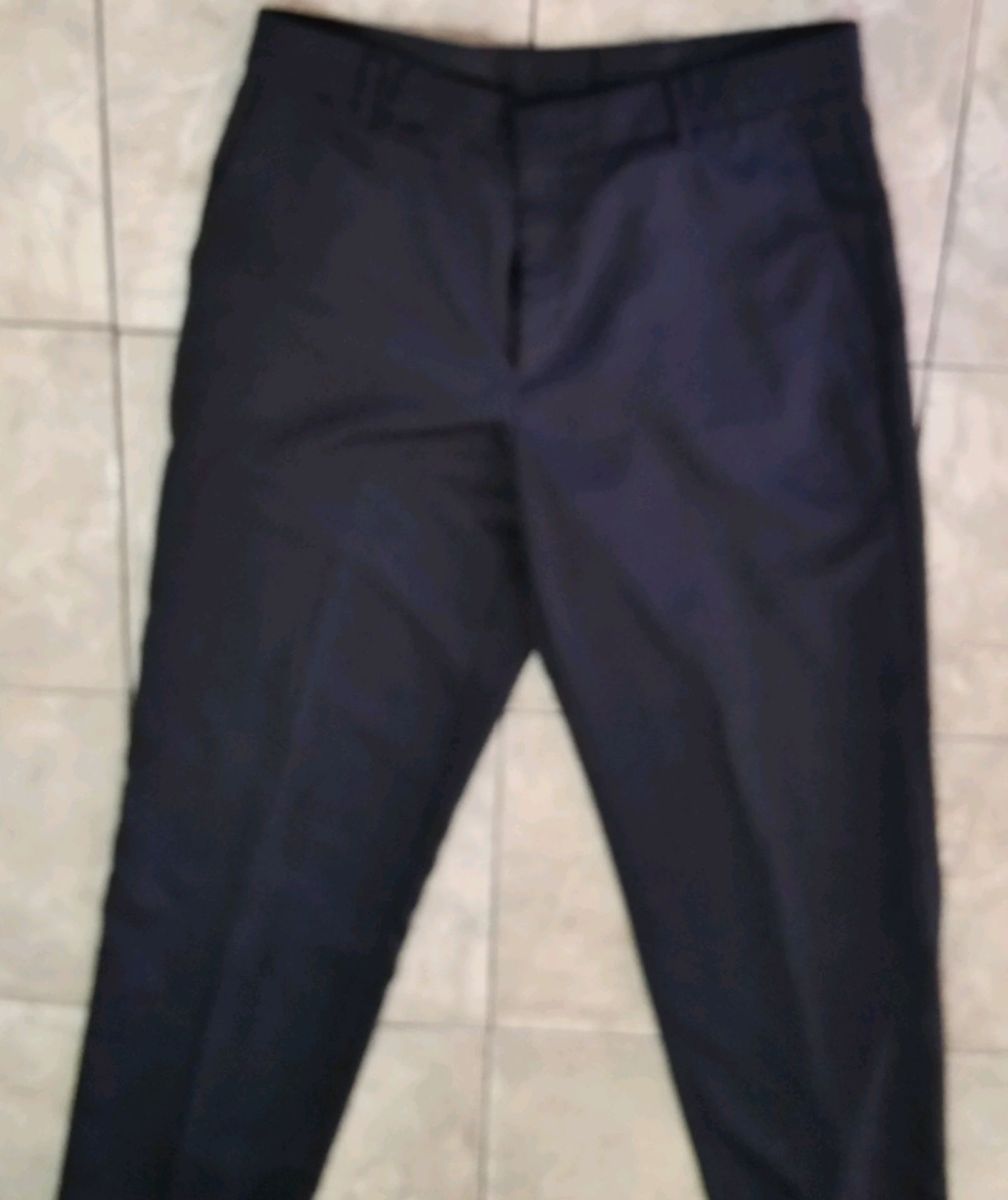 calça social preta masculina