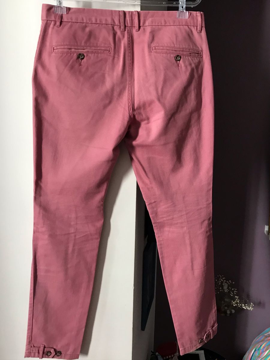 calça social rosa