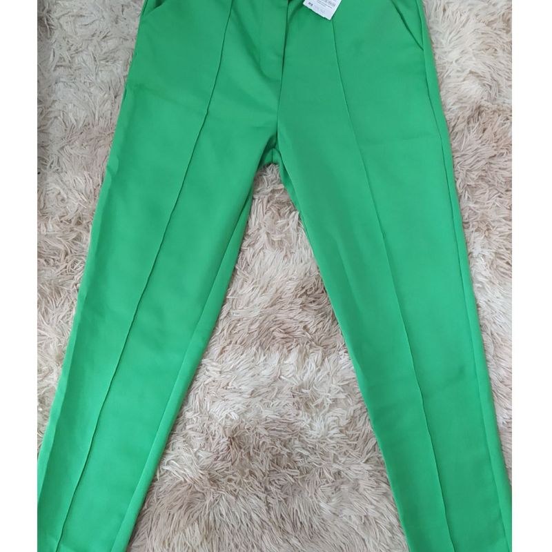 Calça social sale feminina verde