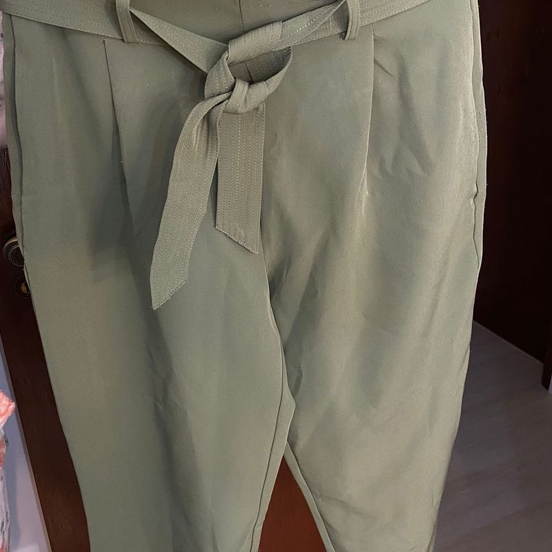 Calça social best sale verde musgo feminina