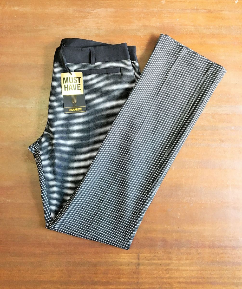calça xadrez feminina c&a