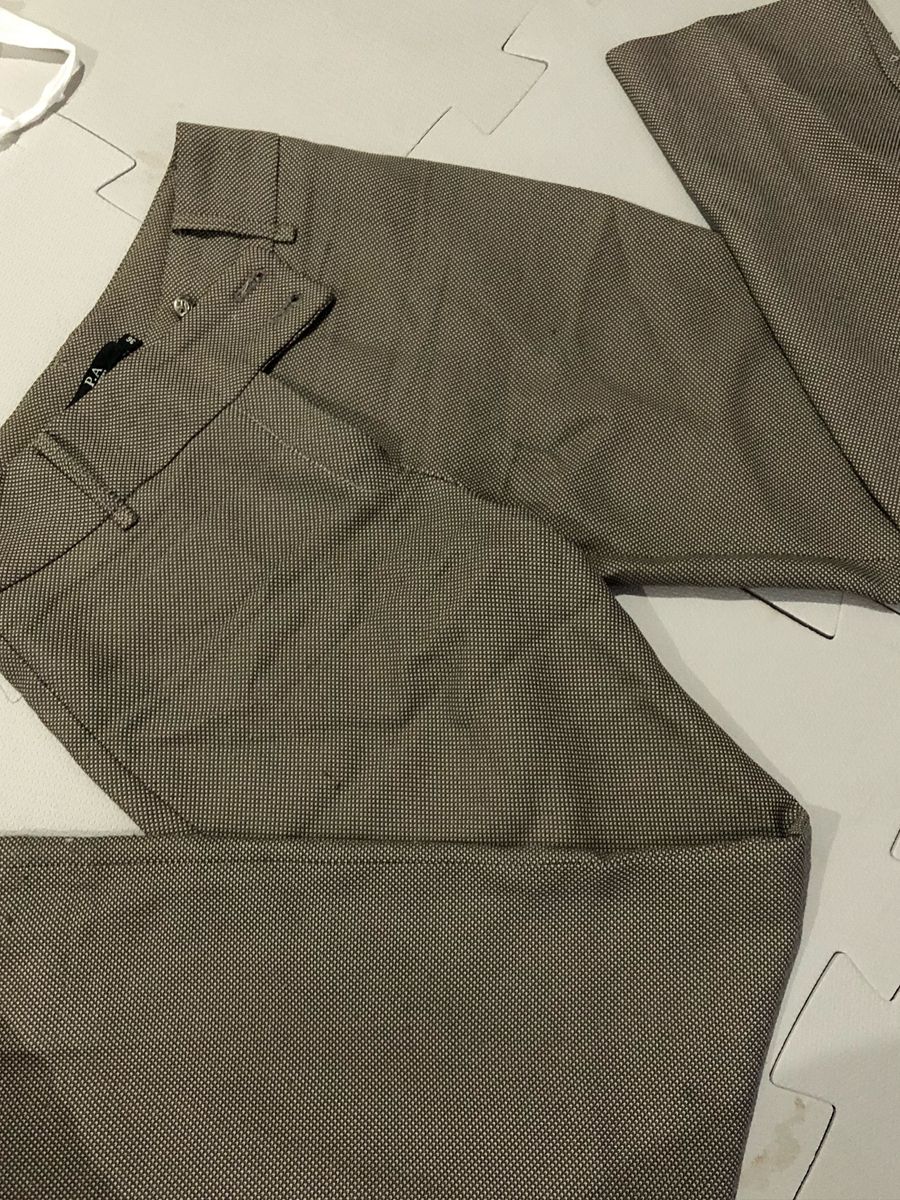 calça social de lã feminina