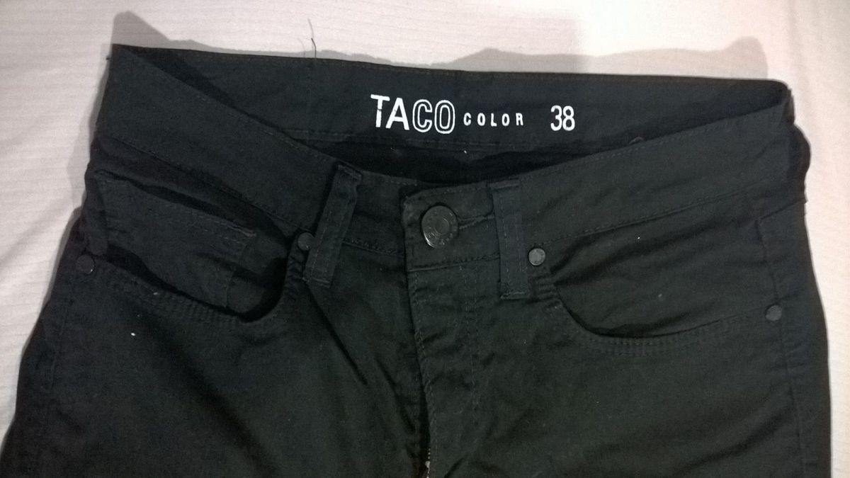 calça preta taco