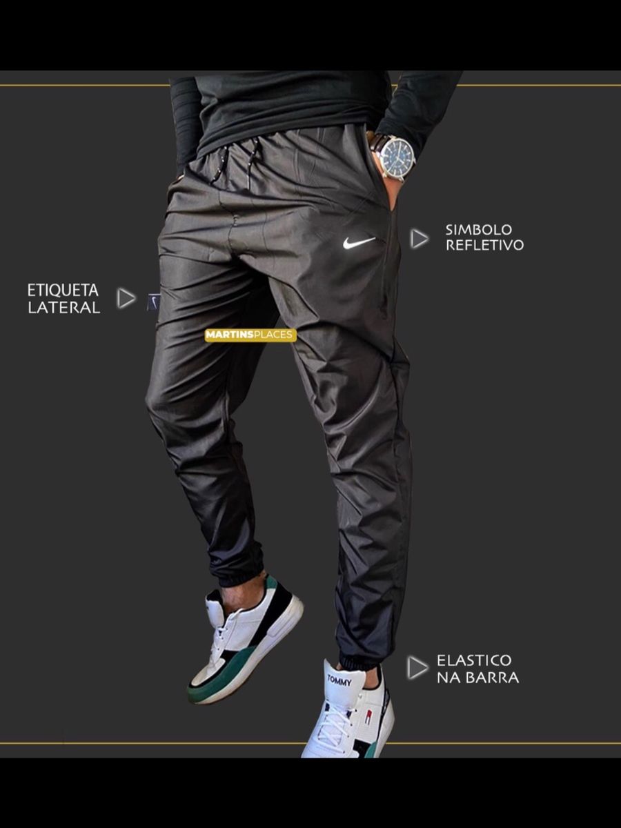 Calça tactel jogger store masculina