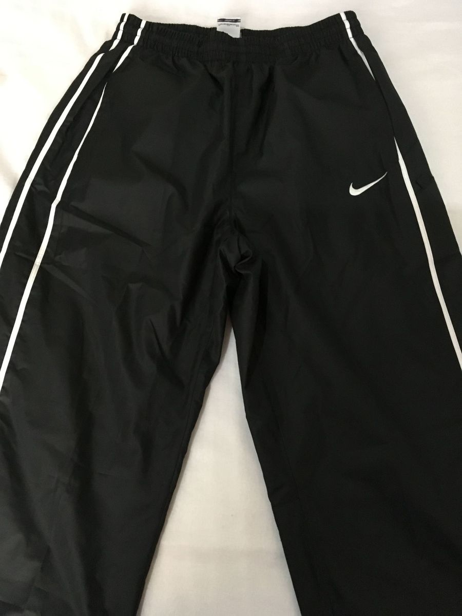 calça tactel nike com elastico na barra