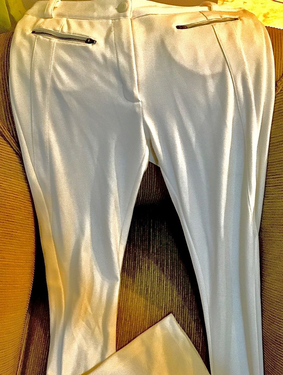 calça branca feminina tecido mole