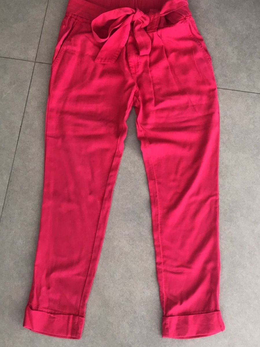 calça jeans tencel feminina