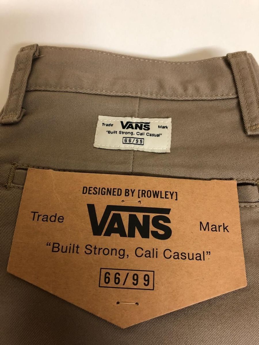 calça vans chino