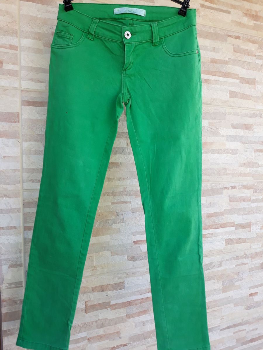 calça feminina verde bandeira