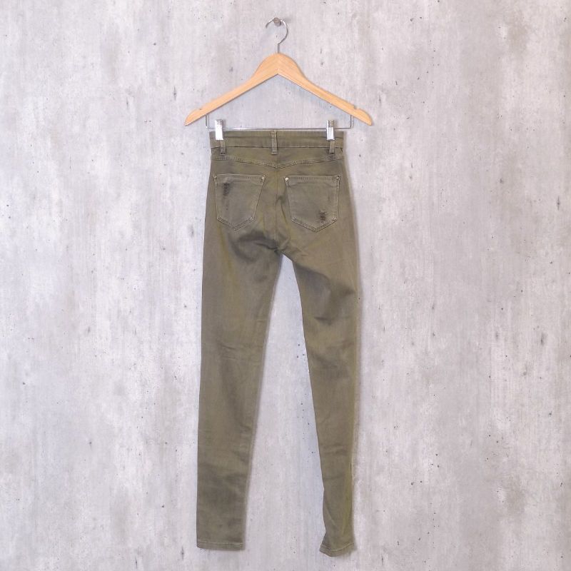 Calça verde militar hot sale destroyed