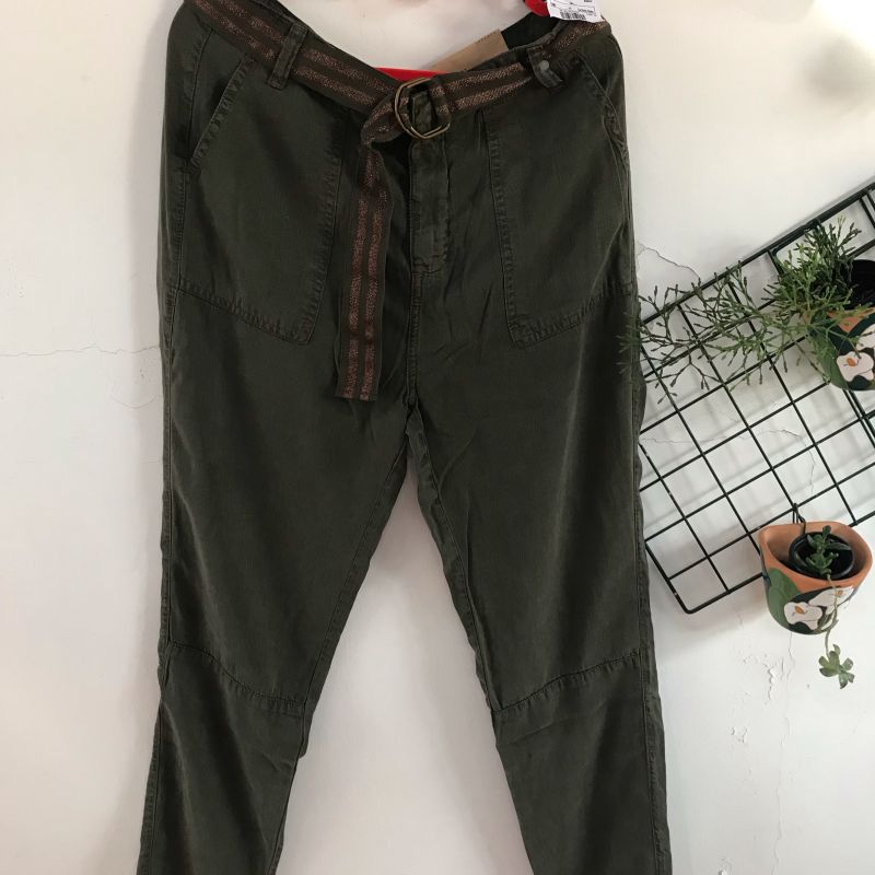 Calça verde militar store renner