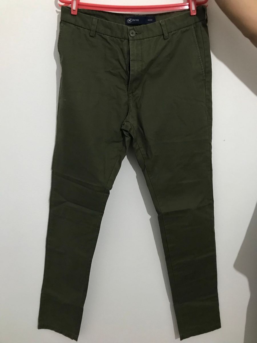 calça masculina xadrez zara