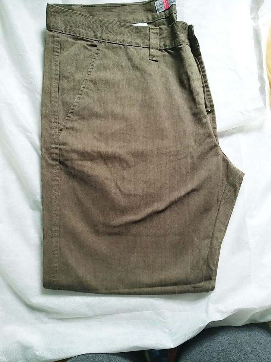 calça verde musgo masculina