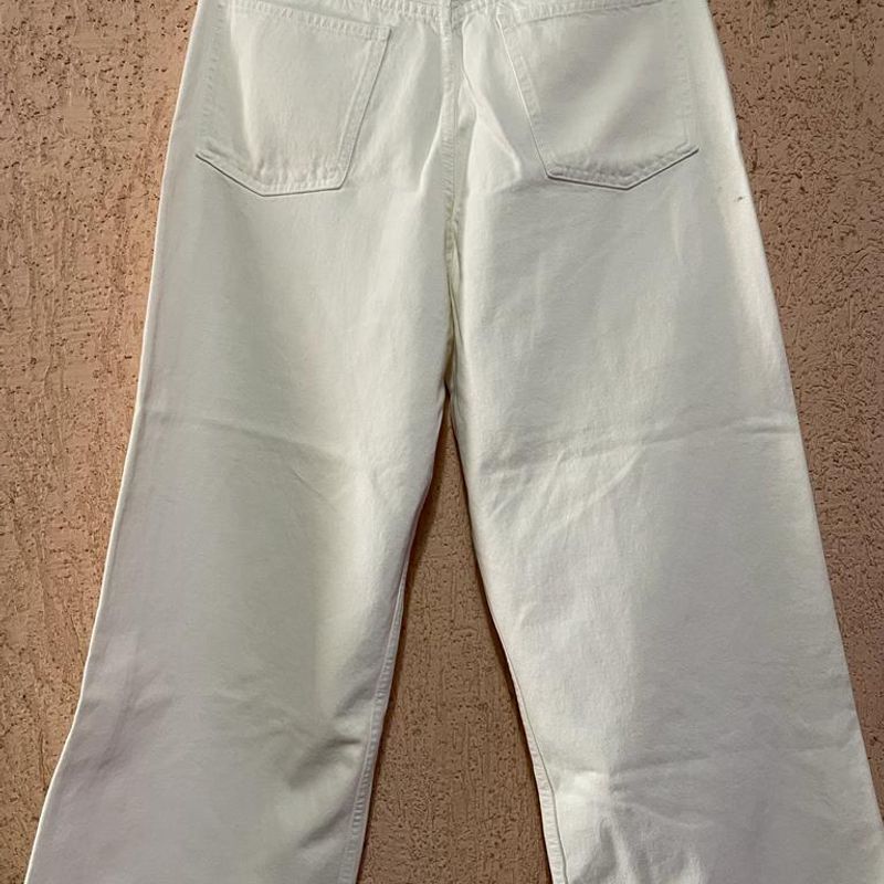 Calça Zara Jeans Off White Original - OAJ134