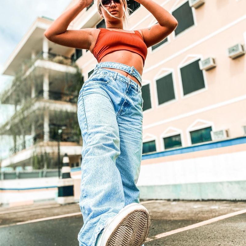 Calça Wild Leg Youcom Calça Feminina Youcom Nunca Usado 99542118