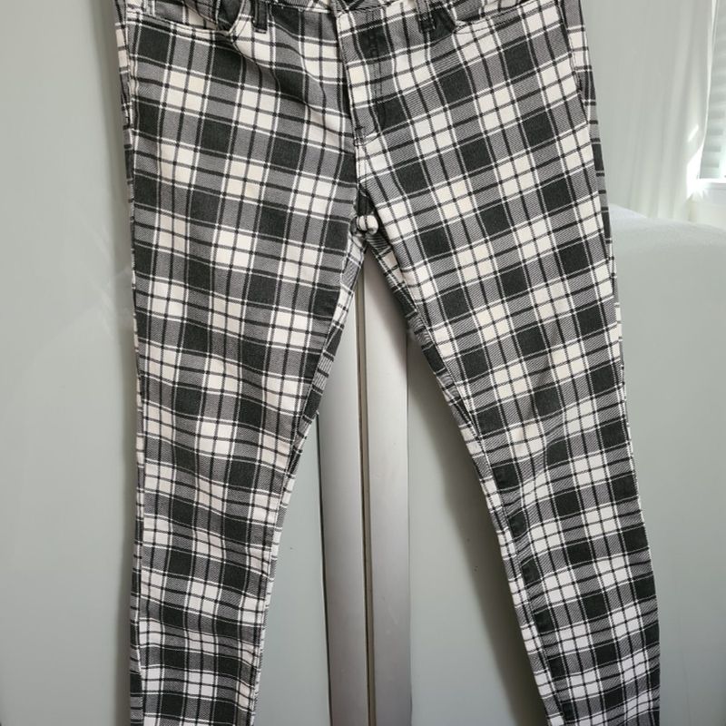 Calça xadrez cheap forever 21