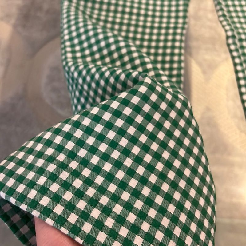 Calça Xadrez Verde Zara Zara Usado 97150971 enjoei