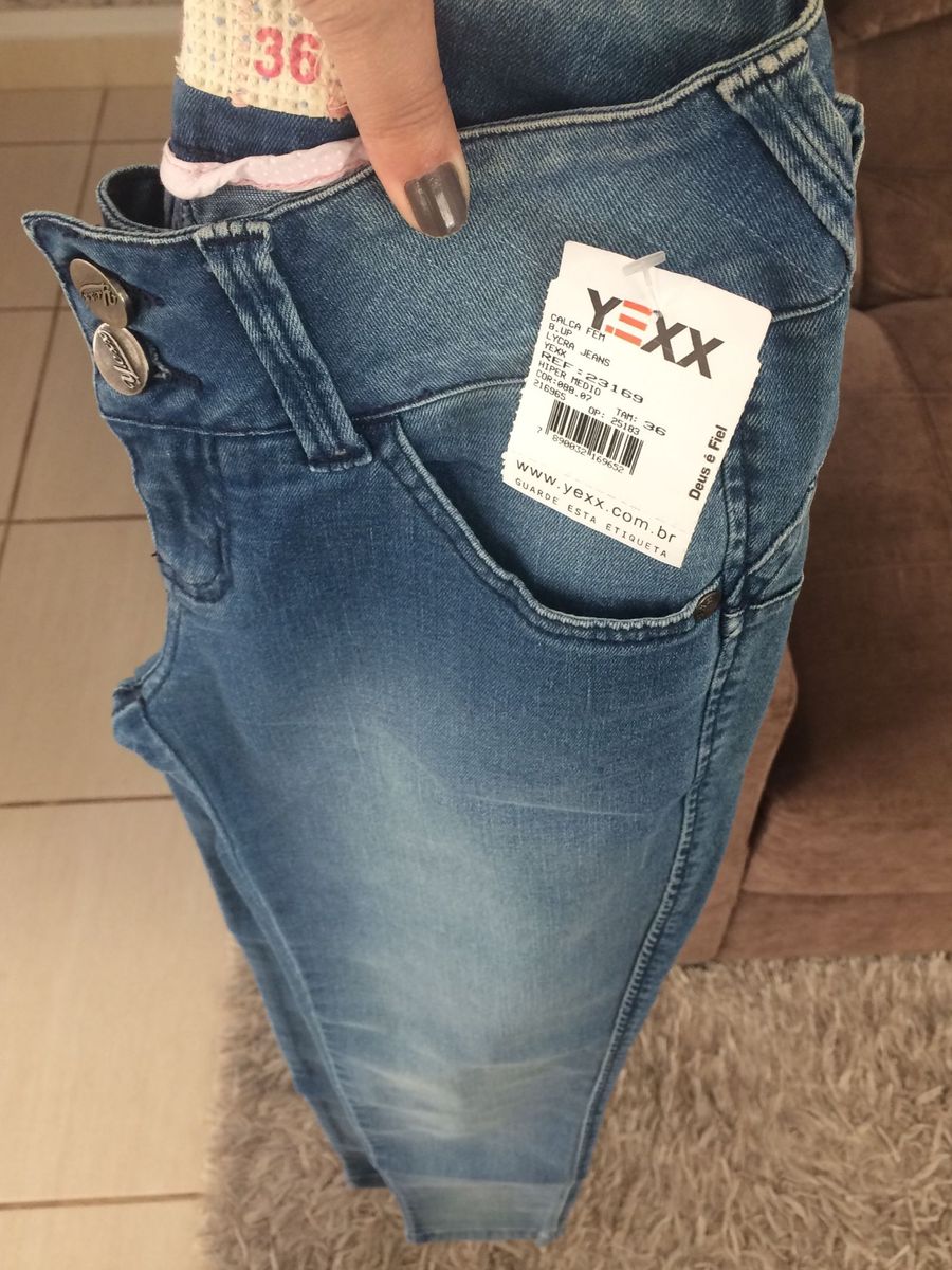 calca jeans yexx feminina preço