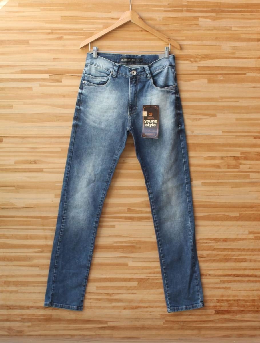 calça jeans young style masculina