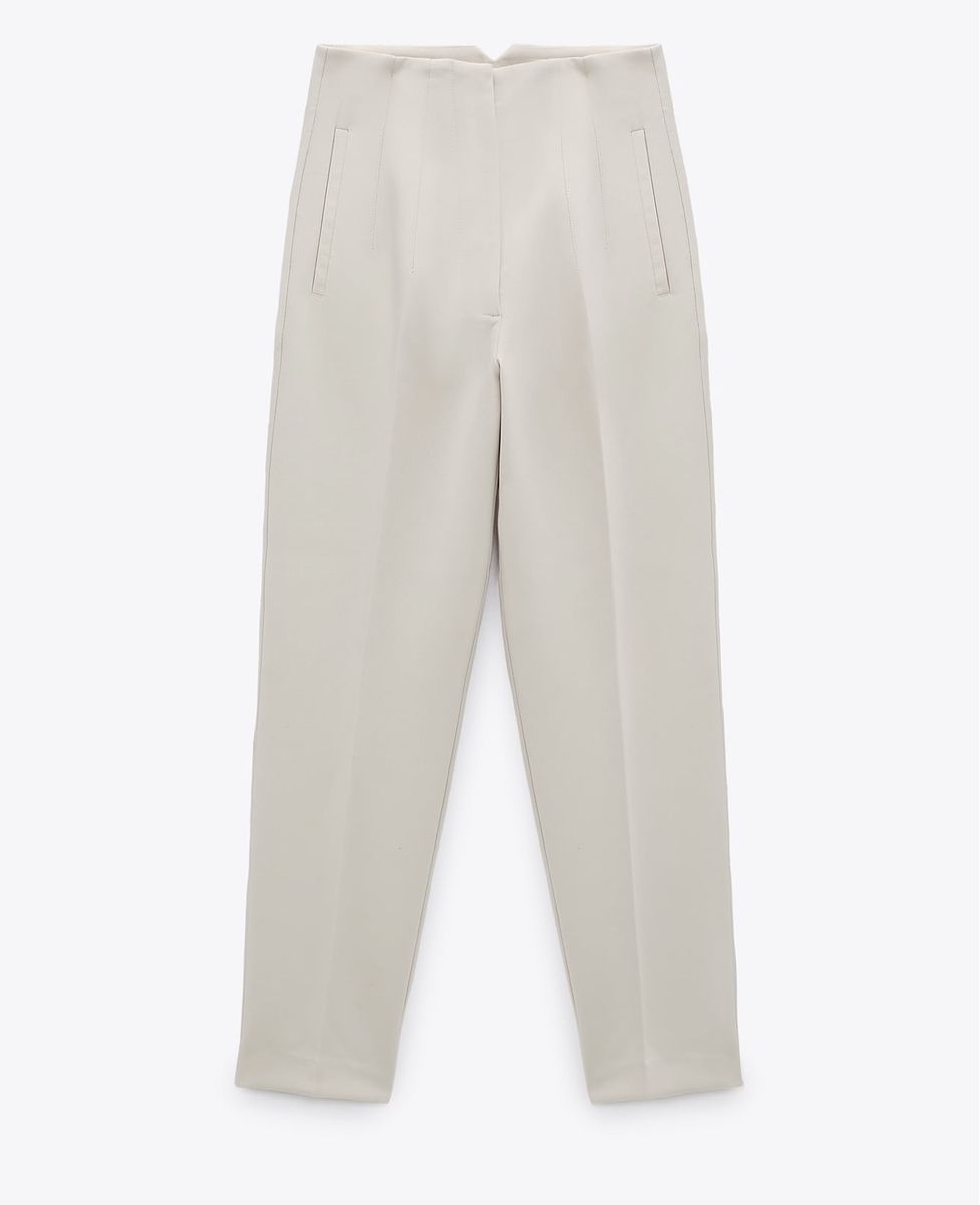 Calça Zara Cintura Alta Original | Calça Feminina Zara Usado