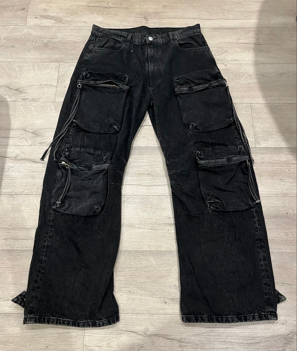 Calça Masculina CalÃ§a Com Varios Bolsos Calça Zara Jeans Cargo