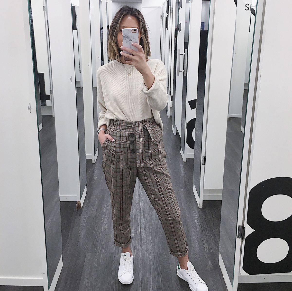 calcas xadrez stradivarius