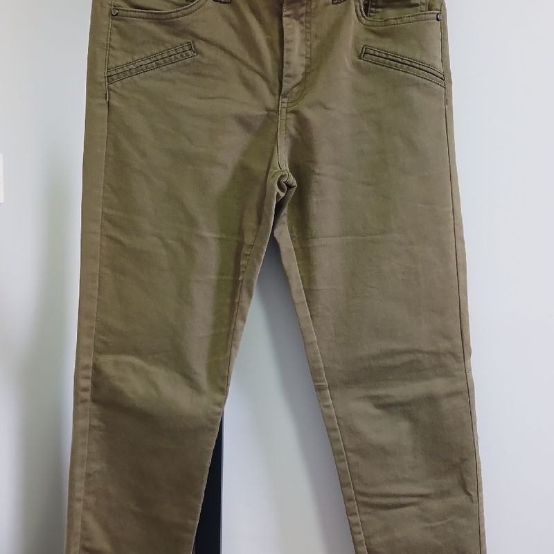 Calça Zara Verde Militar