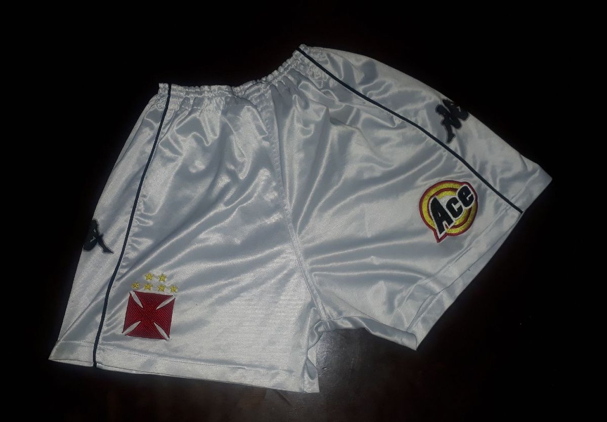 Calção Antigo do Vasco da Gama Ace Roupa Esportiva Masculino Kappa Usado enjoei