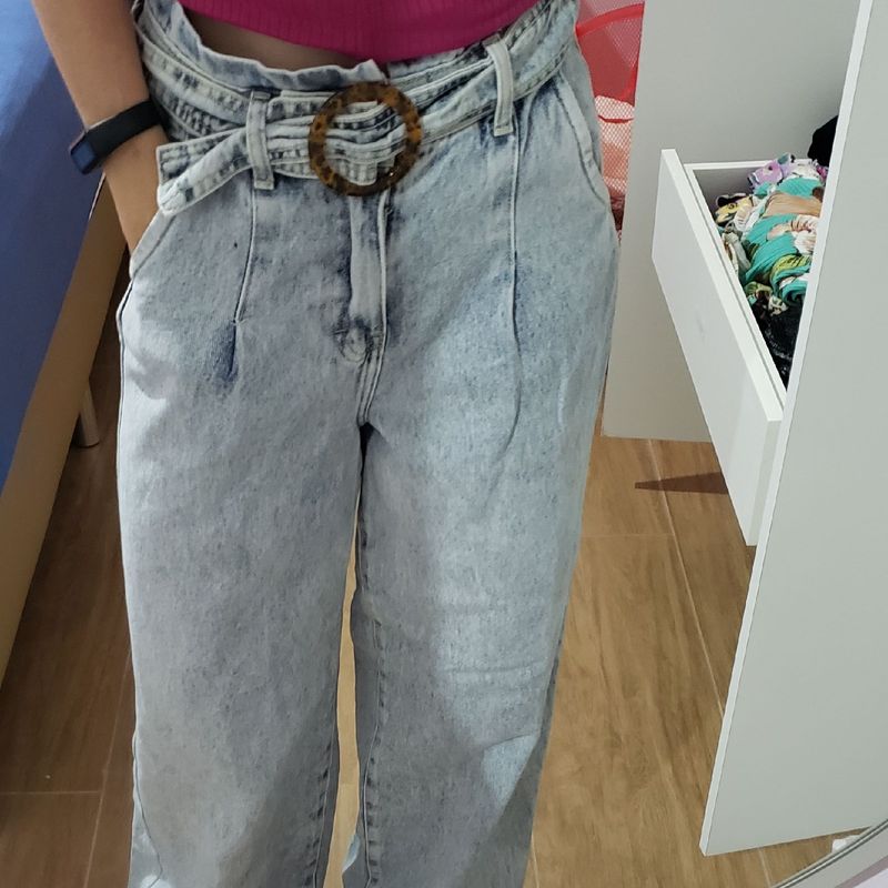 Calça pantalona clearance jeans renner