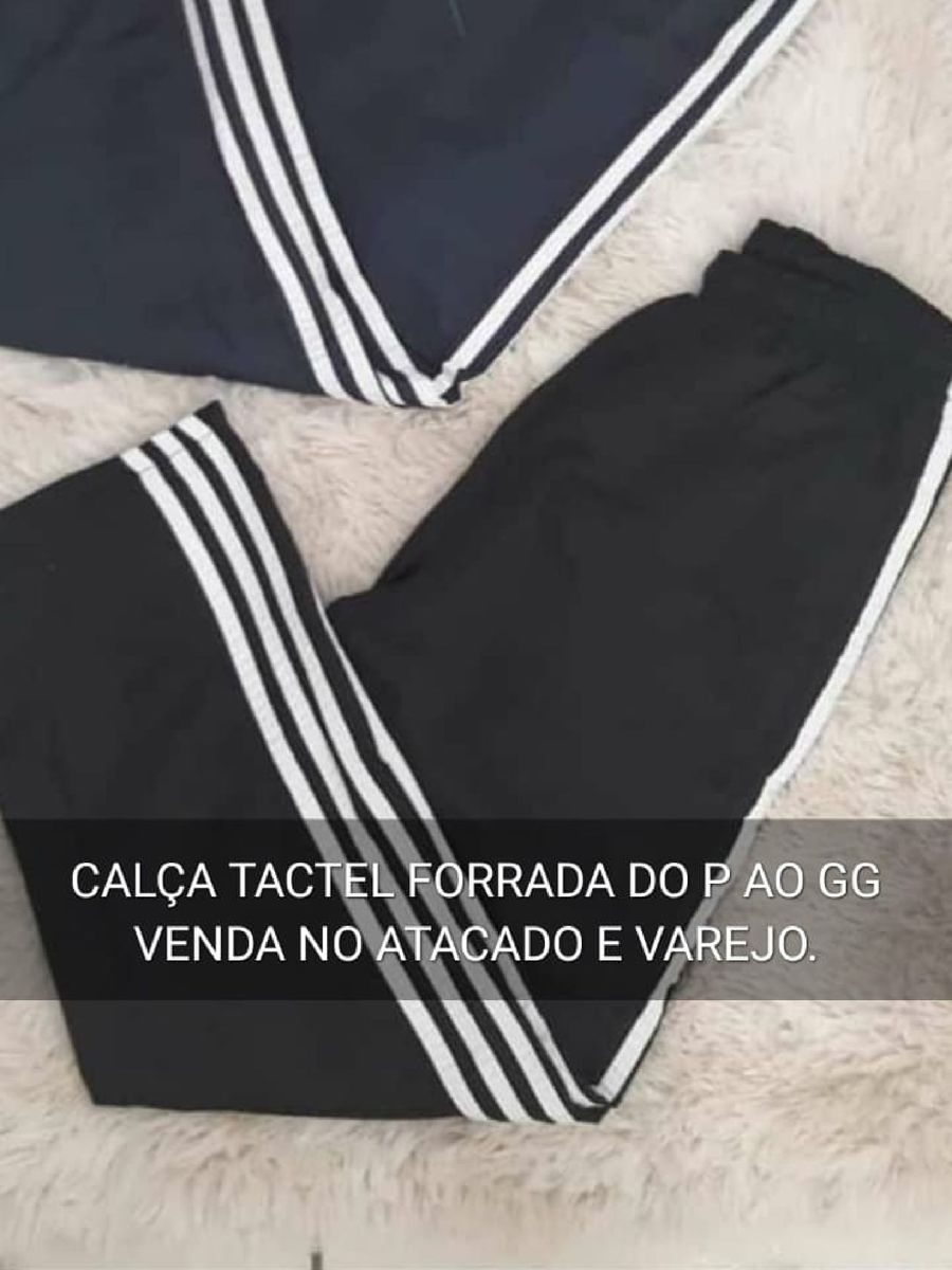 calça tactel masculina forrada
