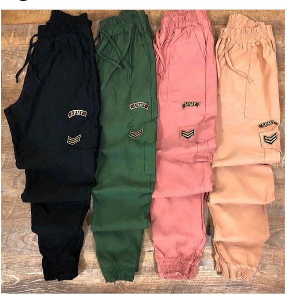 calça jogger feminina army