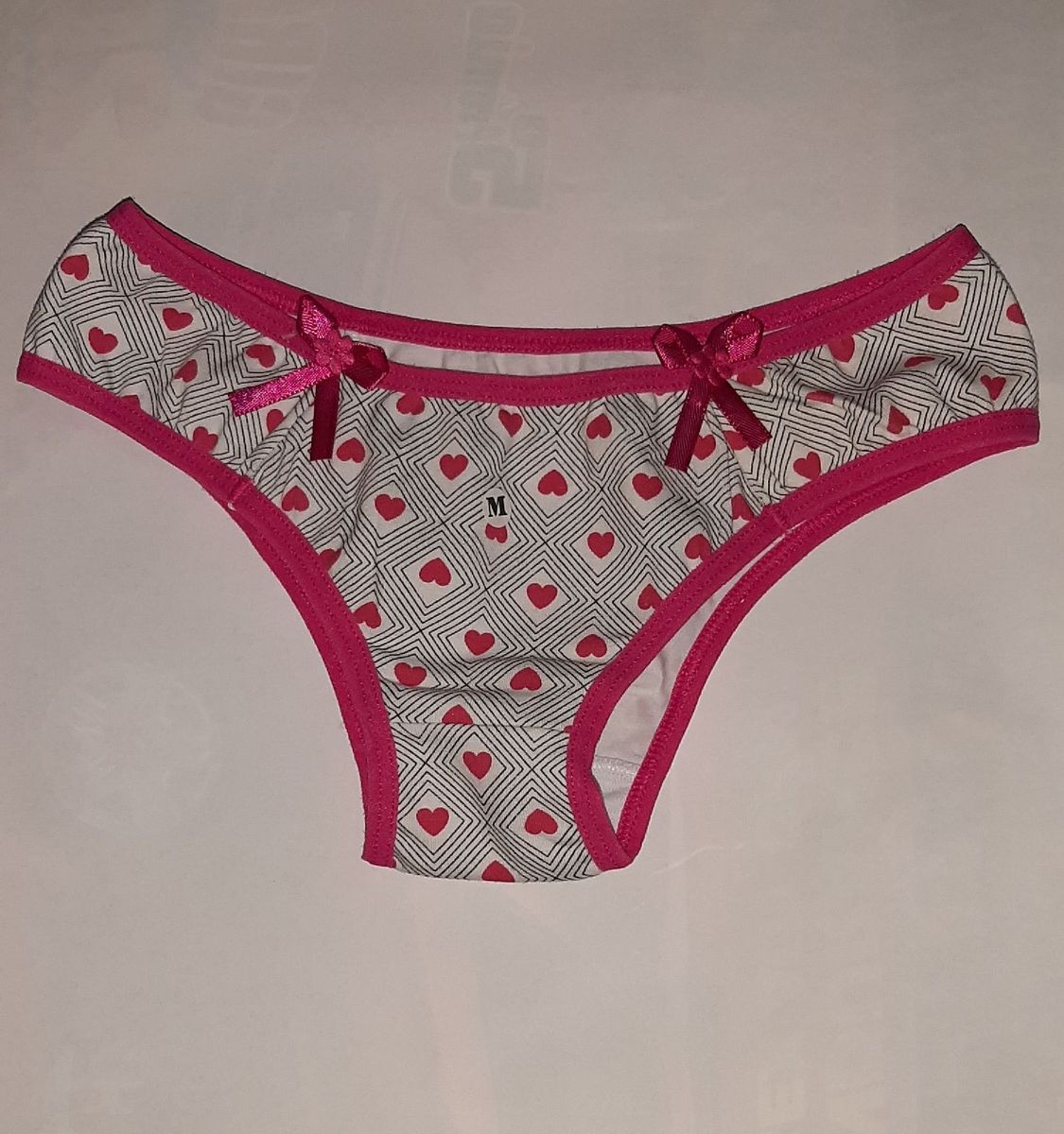 Fraldinha Banho Lady M - Calcinha Coração Para Bebê