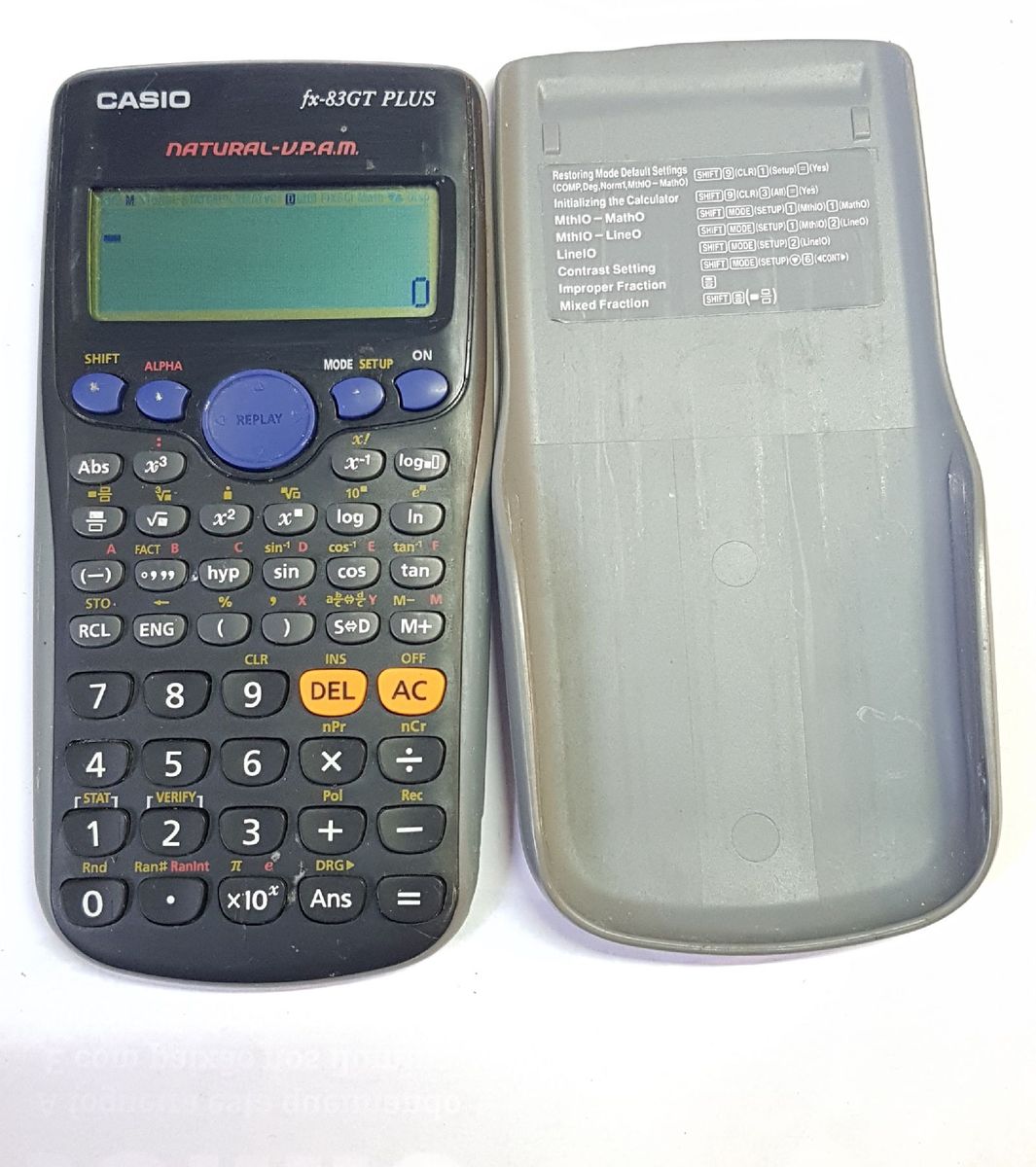 Calculadora Casio Fx-83gt Plus | Item Info & Eletro Casio Usado ...