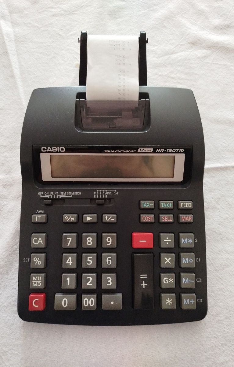 FJA Products 2-Pack Casio HR-150TM Plus Calculator Ink Rollers – Compatible With CP13, IR40T, NR42