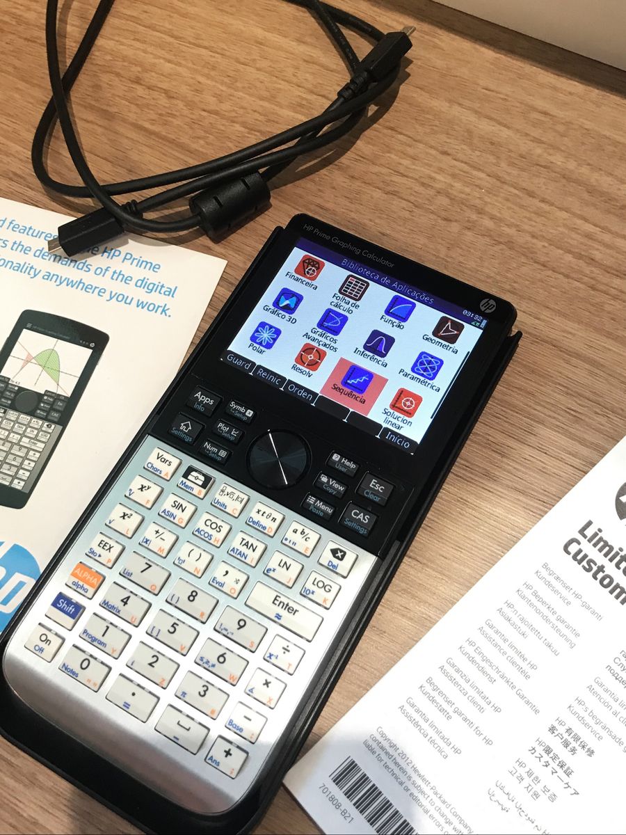 Calculadora Gráfica Hp Prime Touch Screen | Item Info & Eletro Hp Usado ...