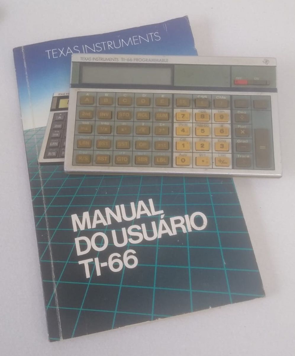 Calculadora Texas Instruments - Ti-66 com Manual - 1983 | Cacareco ...