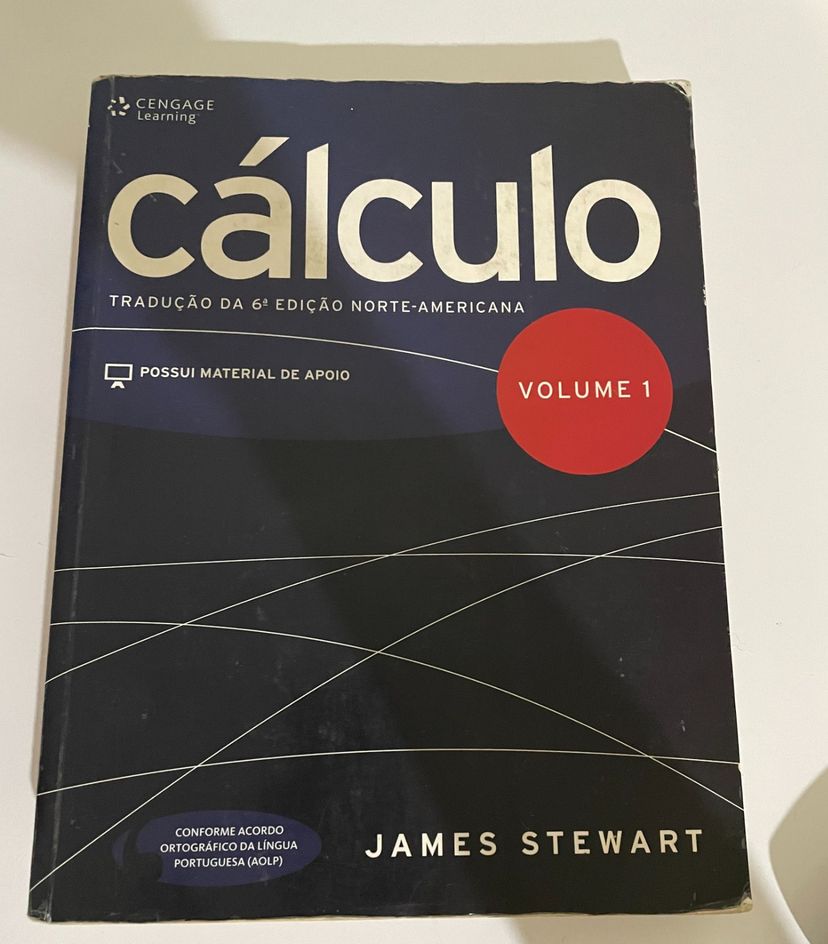 Cálculo 1 - Volume 1 James Stewart | Livro Usado 84240104 | Enjoei