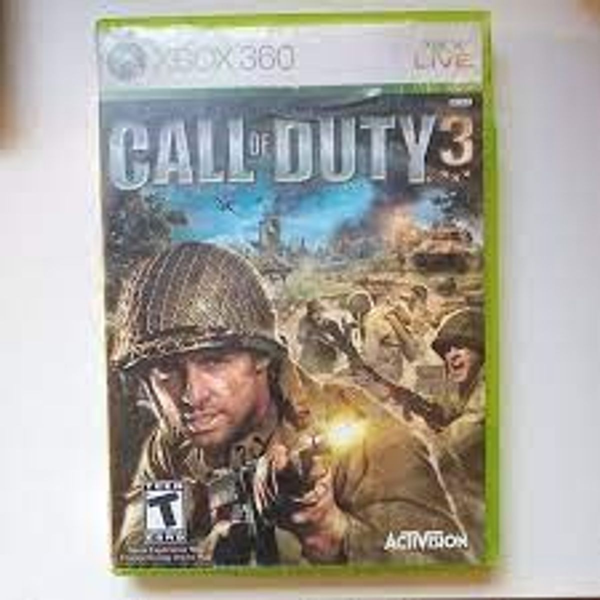 Call Of Duty 3 Xbox 360 Midia Fisica Na Caixinha Jogo De Videogame Xbox 360 Usado 82817316