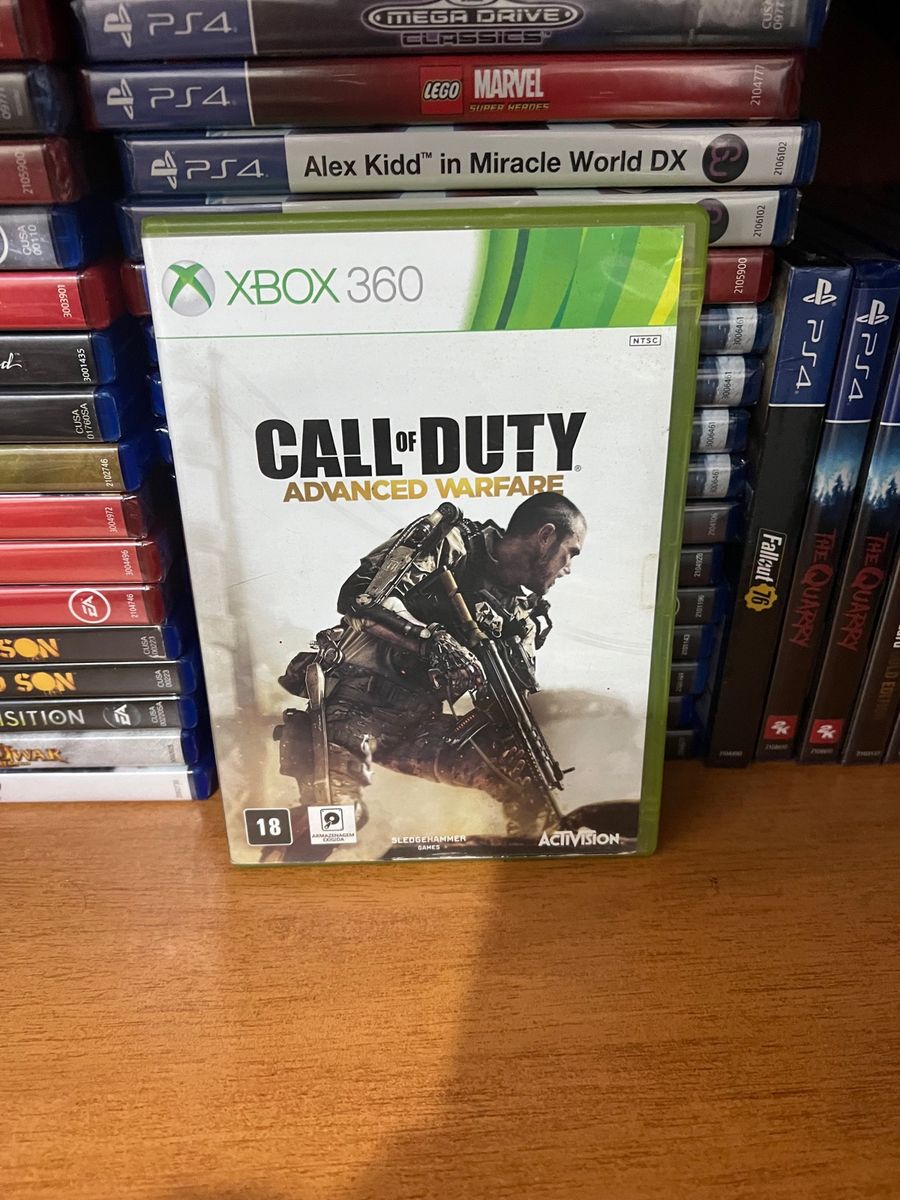 Jogo call of duty advanced warfare original xbox 360 físico em