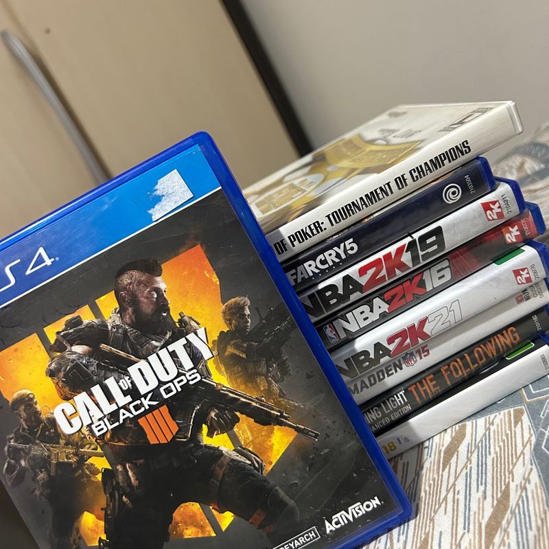 Jogo Call Of Duty Black Ops 4 - Ps4 - Mídia Física Original