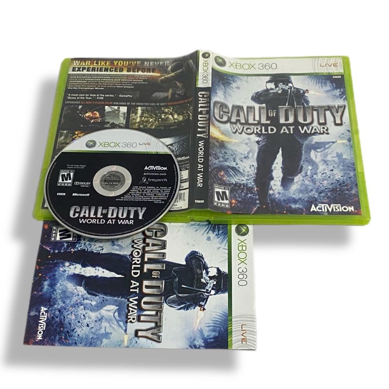 Jogo Call Of Duty - World At War - Xbox 360 Física Original