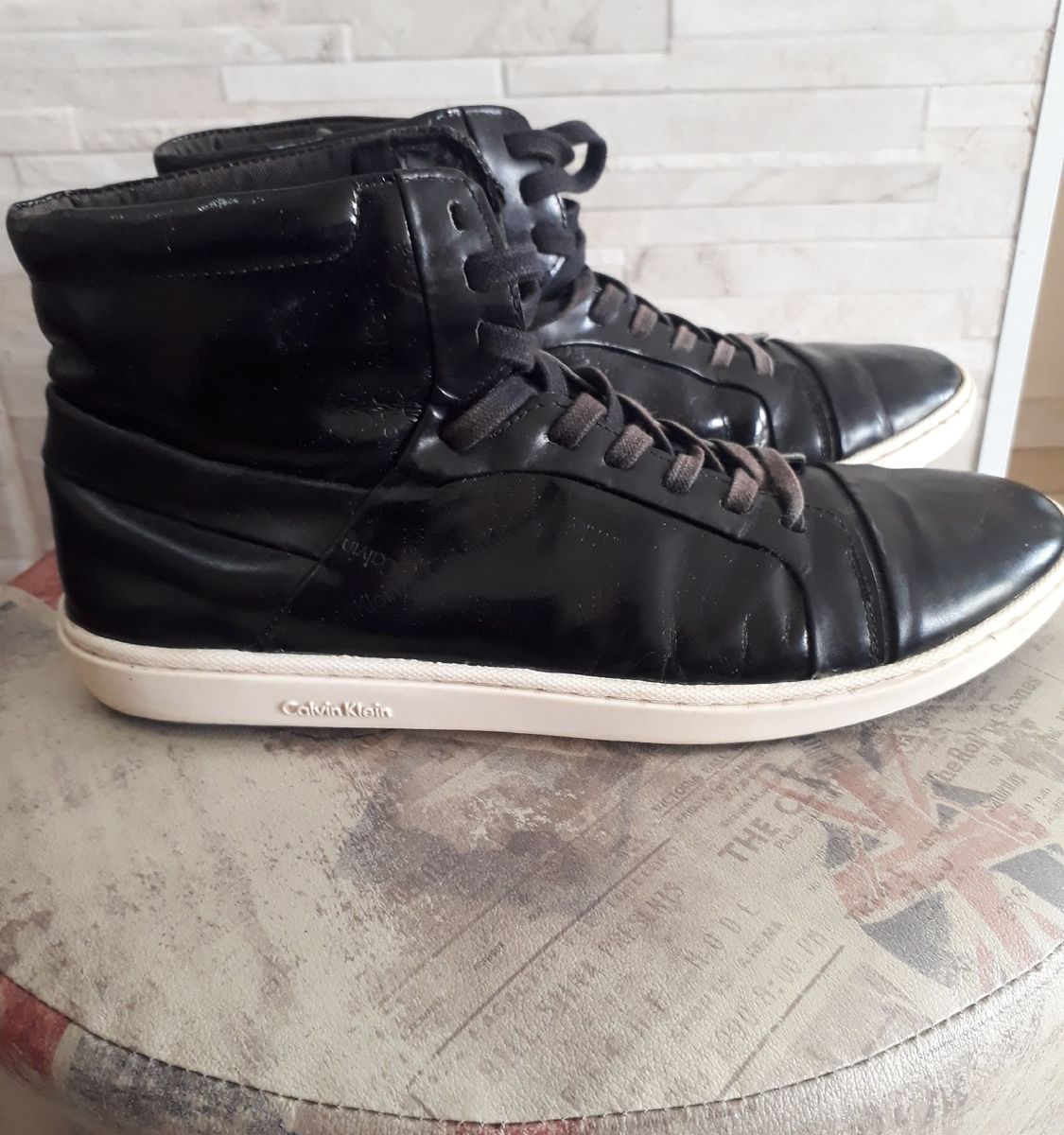 botinha calvin klein masculino