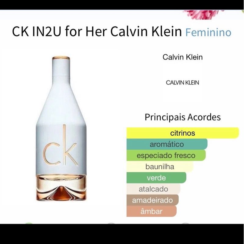 Perfume Calvin Klein CK IN2U For Her EDT - Femenino