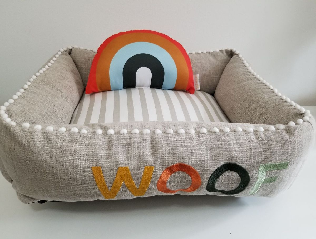 Cama Fofinha Woof Sweet Linho/tricoline | Item p/ Pet Woof Nunca Usado ...