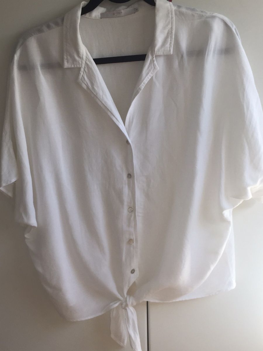 camisa feminina cambraia de linho