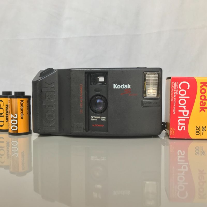 Câmera Analógica Kodak S400sl S Series Máquina Fotográfica Analógica  Kodak Usado 75946475 enjoei