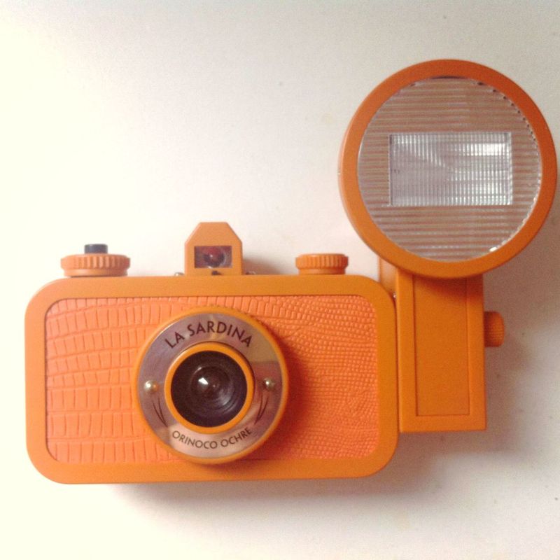 Câmera Analógica La Sardina (Com Flash) | Lomo Lomography Nunca